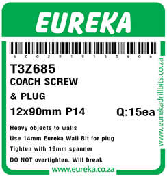 T3Z685 - Coach Screw & Plug -T3Z685_Label_T
